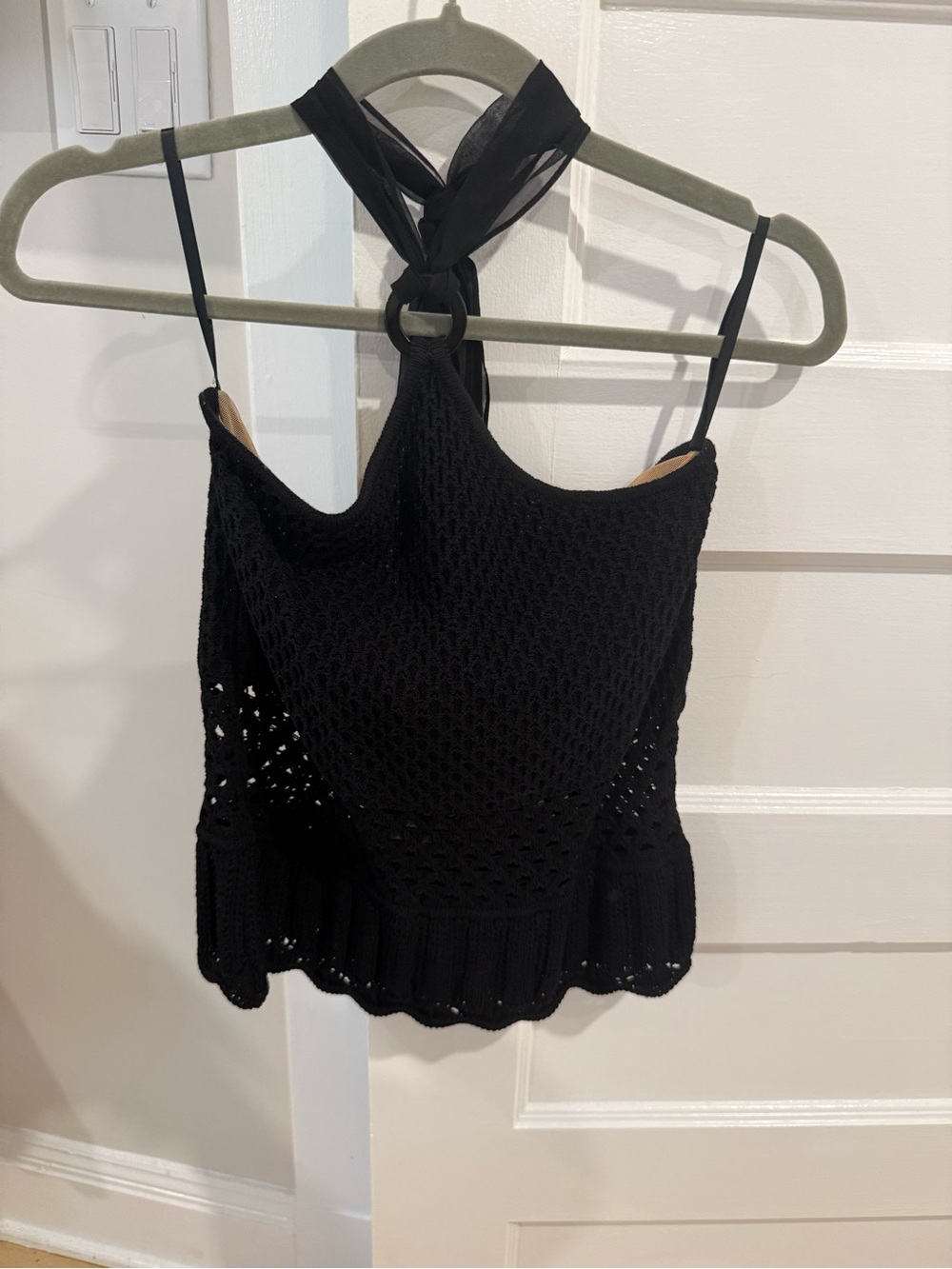 St John Sport Black Knit Halter Tank Top - Women